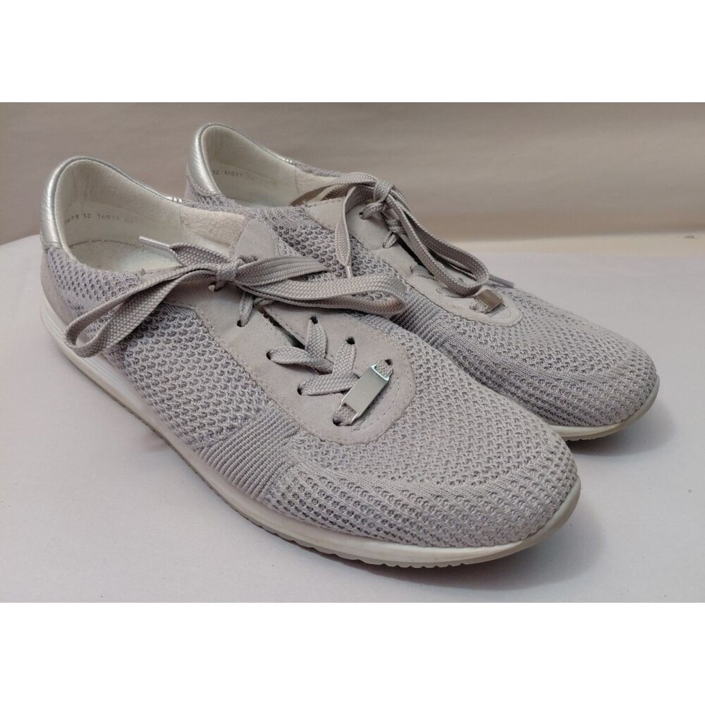 Ara Lisbon Fusion Gray Lace Up Terrycloth Insoles Men's Size 12 Sneakers